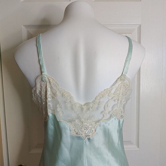 90s vintage Christian Dior lace satin babydoll chemise sz M - Picture 4 of 10